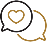chat icons showing the Dykes van Heerden are driven by relationship